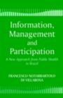 Image for Information, Management and Participation: A New Approach from Public Health in Brazil