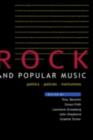 Image for Rock and Popular Music: Politics, Policies, Institutions