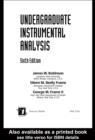 Image for Undergraduate instrumental analysis.