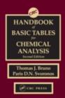 Image for Handbook of basic tables for chemical analysis