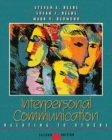 Image for Interpersonal Communication : Relating to Others