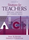 Image for Strategies for Teachers : Teaching Content and Critical Thinking