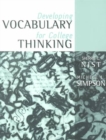 Image for Developing Vocabulary for College Thinking