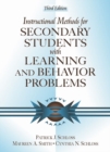 Image for Instructional Methods for Secondary Students with Learning and Behavior Problems