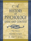 Image for A history of psychology  : ideas and context