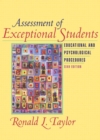 Image for Assessment of Exceptional Students : Educational and Psychological Procedures