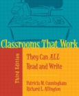 Image for Classrooms That Work : They Can All Read and Write