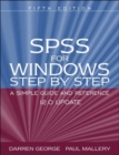 Image for SPSS for Windows step by step  : a simple guide and reference