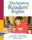 Image for A Declaration of Readers&#39; Rights : Renewing Our Commitment to Students