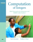 Image for Computation of integers  : math intervention for elementary and middle grades students