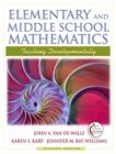 Image for Elementary and Middle School Mathematics : Teaching Developmentally