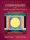 Image for Classroom management for middle and high school teachers