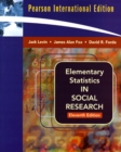 Image for Elementary statistics in social research