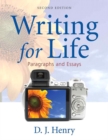 Image for Writing for life  : paragraphs and essays