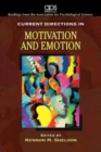 Image for Current directions in motivation and emotion