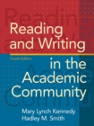 Image for Reading and writing in the academic community