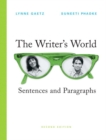 Image for The Writer&#39;s World : Sentences and Paragraphs