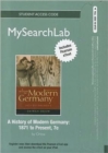 Image for MySearchLab with Pearson Etext - Standalone Access Card - for a History of Modern Germany : 1871 to Present