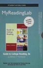 Image for NEW MyReadingLab with Pearon EText  -- Standalone Access Card -- for Guide to College Reading