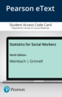 Image for Statistics for Social Workers -- Enhanced Pearson eText