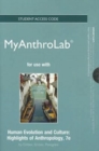 Image for NEW MyAnthroLab - Standalone Access Card - for Human Evolution and Culture, Human Evolution and Culture