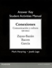 Image for Answer Key for the Student Activities Manual for Conexiones : Comunicacion y cultura