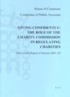 Image for Giving Confidently : The Role of the Charity Commission in Regulating Charities