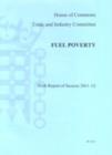 Image for Fuel Poverty : Report, Proceedings, Minutes of Evidence and Appendices