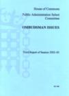 Image for Ombudsman Issues : 3rd : Report and Proceedings of the Committee