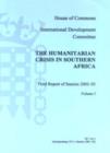 Image for The Humanitarian Crisis in Southern Africa : v. 1 : Report and Proceedings of the Committee