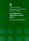 Image for The Delivery of Education in Rural Areas