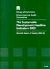 Image for The sustainable development headline indicators 2002
