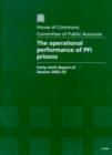 Image for The operational performance of PFI prisons