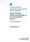 Image for Water pricing : Government reply to the Committee&#39;s report, fourth special report