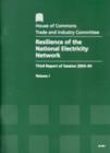 Image for Resilience of the national electricity network : third report of session 2003-04, Vol. 1: Report, together with formal minutes and an annex