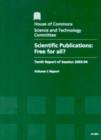 Image for Scientific publications  : free for all?Vol. 1: Report