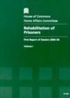 Image for Rehabilitation of prisoners : first report of session 2004-05, Vol. 1: Report, together with formal minutes