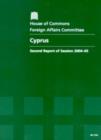 Image for Cyprus : second report of session 2004-05, Vol. 1: Report, together with formal minutes