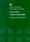 Image for Home Office target setting 2004