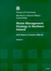 Image for Waste Management Strategy in Northern Ireland, Sixth Report of Session : House of Commons Papers 2004-05, 349-1. Vol. 1 Report, Together with Formal Minutes : v.1