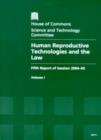 Image for Human Reproductive Technologies and the Law - Report, Together with Formal Minutes