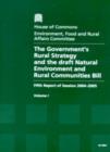 Image for The Government&#39;s rural strategy and the draft Natural Environment and Rural Communities Bill