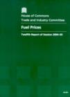Image for Fuel prices : twelfth report of session 2004-05, report, together with formal minutes, oral and written evidence