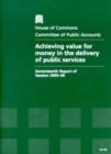Image for Achieving value for money in the delivery of public services