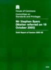 Image for Mr Stephen Byers (matter referred on 19 October 2005)