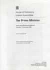 Image for The Prime Minister : oral and written evidence, Tuesday 7 February 2006, Rt Hon Tony Blair MP