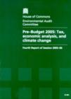 Image for Pre-budget 2005