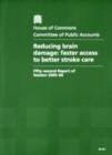 Image for Reducing brain damage : faster access to better stroke care, fifty-second report of session 2005-06, report, together with formal minutes, oral and written evidence