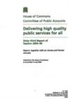 Image for Delivering high quality public services for all : sixty-third report of session 2005-06, report, together with an annex and formal minutes