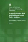 Image for Scientific advice, risk and evidence-based policy making